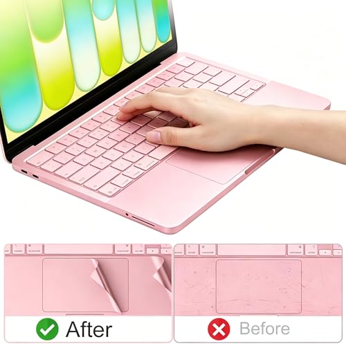 Palm Rest Protector for MacBook Neo 13 Inch, Palm Rest Cover Trackpad Cover Touch Bar Skin for MacBook Neo A18 Pro A3404 2026 - Pink - color: Pink