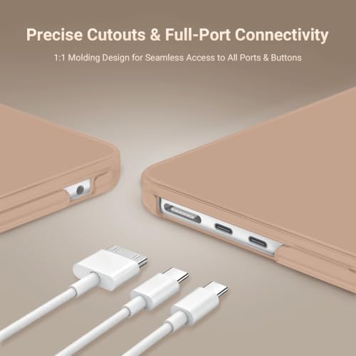 MOSISO Compatible with MacBook Air 15 inch Case M5 2026 M4 M3 M2 2025-2023 | A3448 A3241 A3114 A2941, Scratch-Resistant Protective Hard Shell Case&Keyboard Cover&ScreenFilm&Pouch, Bronze Brown - color: Bronze Brown