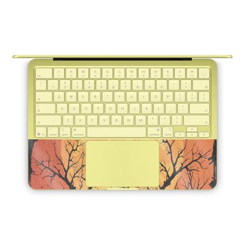 Glossy Glitter Laptop Skin Compatible with Apple MacBook Neo - Hallowed Wood - Premium 3M Vinyl Protective Wrap Decal Cover - Easy to Apply | Crafted in the USA by MightySkins - color: Hallowed Wood, size: MacBook Neo Full Cover Skin, style: Glossy Glitte