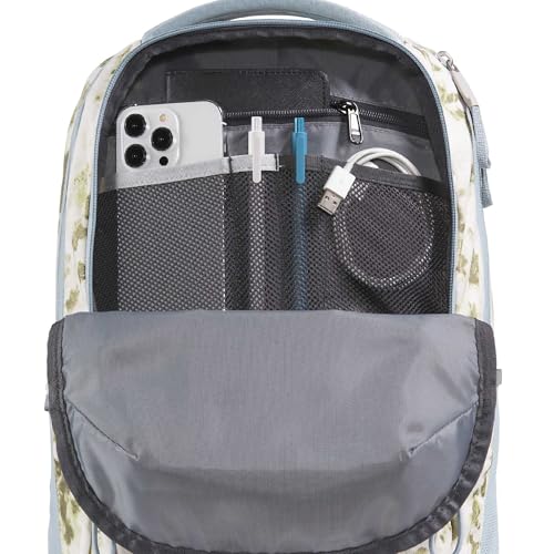 The North Face Jester Laptop Pack, Desert Stone Floral Dye Prt, OSFA | Commuter Travel Bag, Laptop Sleeve, Water-Repellent - color: Desert Stone Floral Dye Print/Frost Grey