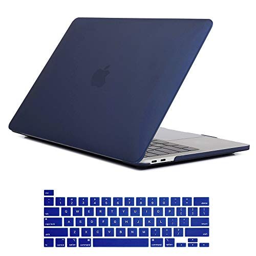 Se7enline for MacBook Pro 13 inch Case M2/M1 2026-2020 A2338,Navy Blue | Hard Shell Laptop Case Washable Keyboard Cover Skin Anti-Scratch Anti-Drop Heat Dissipation Full Port Access Slim Lightweight - color: Navy Blue