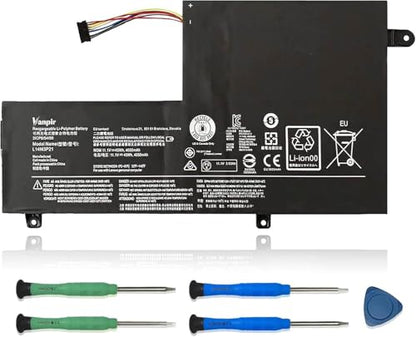 L14M3P21 Laptop Battery 11.1V 45Wh 4050mAh Replacement for Lenovo IdeaPad 310S 320S 500S 510S 520S Edge 2-1580 Flex 3 1470 1480 Flex 4 1570 1580 Series L14L3P21 L14M2P21 L14L2P21 L15M3PB0