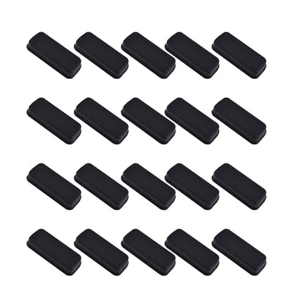 5 PCS DVI Port Anti-dust Plugs, Silicone Covers Caps Stoppers, Port Protector for PC Laptop Notebook Computers, 0.91 x 0.31 (LxW) - size: DVI/Black/5 PCS