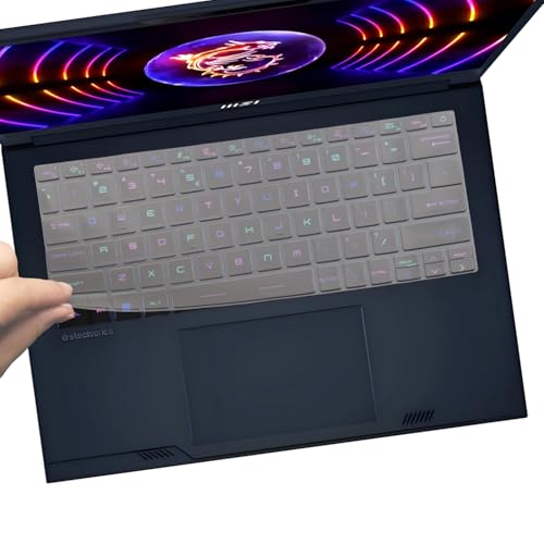 i-Tensodo Keyboard Cover Skin for 14" MSI Stealth 14 Studio A13VF A13VE, Stealth 14 AI Studio A1VEG A1VFG A1VGG, Cyborg 14 AI A13VX US Layout Keyboard-TPU