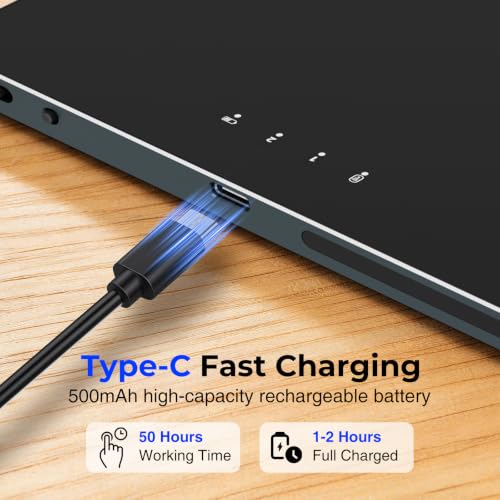 Wireless Trackpad for Windows 11/10 & Mac - Bluetooth & 2.4G Multi-Device Touchpad with 4-Finger Gestures, 7” Large Metal Surface, Physical Clicks, Type-C Fast Charging, 50H Battery, for PC Laptop Desktop