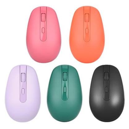 Rii Wireless Mouse RM700 2.4G Silent Mouse with USB Nano Receiver for Laptop,PC,Mac,Chromebook,Windows (5 Mixed Colors) - color: 5 Mixed Colors