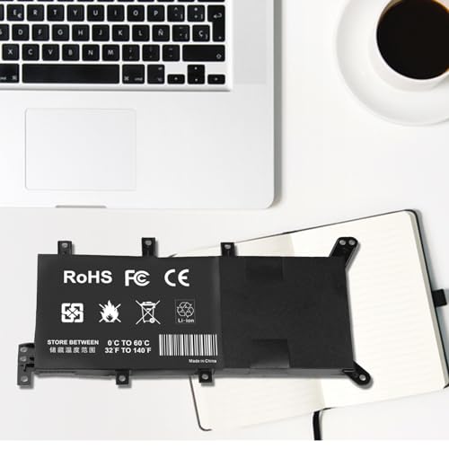 Fancy Buying C21N1347 Laptop Battery Replacement for Asus X555 X555L X555LA X555LD X555LN A555L K555L Y583LD W519LD K555LD K555LA R556L VM590L Series 2ICP4/63/134 [7.6V/5000mAh/38Wh] - size: 7.94*3.96*0.24inch X555