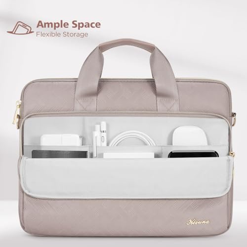 KIZUNA Laptop Sleeve Case 13 Inch Computer Shoulder Bag for 13.6" MacBook Air M2/MacBook Pro 14 M3 M2 M1 MAX/14 Lenovo ThinkPad X1 Carbon/IdeaPad Flex 5 Gen 8/IdeaPad Flex 5i/Yoga 9i Dell, Khaki - color: Khaki, size: 13-13.3 Inch
