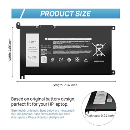 YRDD6 Laptop Battery Replacement