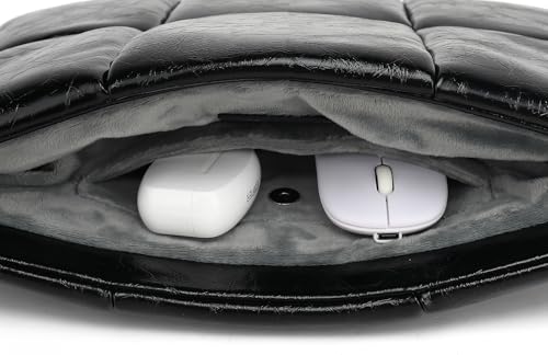 13.3-14 Inch Puffy Laptop Sleeve,Black | Compatible with MacBook Pro 14 M5 M4/M3/M2/M1 Pro/Max 2026-2021, MacBook Air M4 M5 2025 M3 M2 M1 - color: Black, size: For 13"-14" MBA/MAP M4 M3 M2 M1