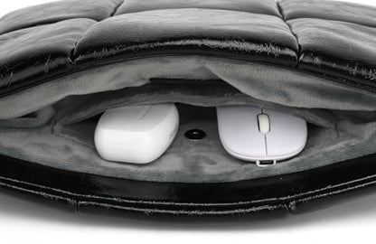 13.3-14 Inch Puffy Laptop Sleeve,Black | Compatible with MacBook Pro 14 M5 M4/M3/M2/M1 Pro/Max 2026-2021, MacBook Air M4 M5 2025 M3 M2 M1 - color: Black, size: For 13"-14" MBA/MAP M4 M3 M2 M1