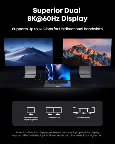 Anker Prime Thunderbolt 5 Cable, 3.3ft USB-C to USB-C Cable, 240W Charging | 80Gbps Data Transfer, Up to 120Gbps Bandwidth, 8K/4K Displays, for iPhone 16, MacBook and More (Thunderbolt 5-Certified) - size: 3.3FT