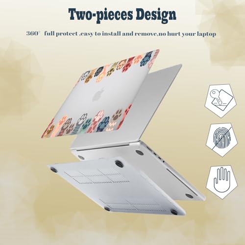 Laptop Shell for MacBook Air 11 inch Case 2015 2014 2013 2012 2011 2010 Release Model A1465 A1370,Air 11.6" Snap on Protective Laptop Hard Case & Keyboard Cover,Cat's Paw - color: Cat's Paw, size: Air 11" 2010-2015(A1370/A1465)