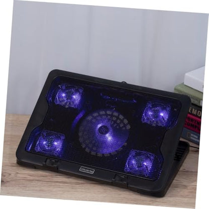 USB-Powered Notebook Cooler Cooling Mat with Fans Energy-Saving Laptop Cooling Pad Stand for Heat Dissipation Easy Installation Compatible with All Laptops