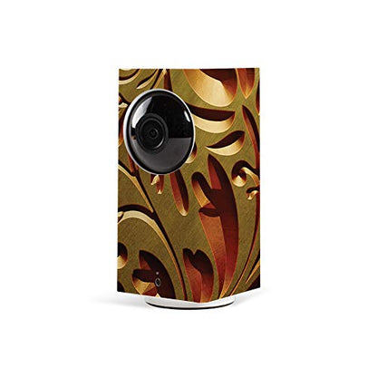 MightySkins Skin Compatible with Wyze Cam Pan - Mosaic Gold | Protective, Durable, and Unique Vinyl Decal wrap Cover | Easy to Apply, Remove, and Change Styles | Made in The USA - color: Mosaic Gold