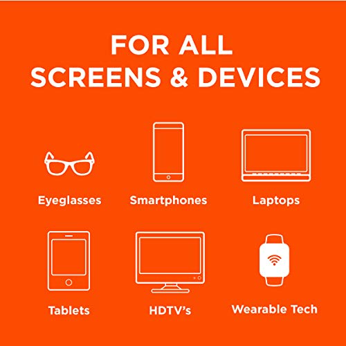 WHOOSH! Screen Shine Pocket 0.3 fl oz – Powerful Computer Screen Cleaner for Car, Laptop, Phone & Eyeglasses – Streak-Free Screen Cleaner Spray and Wipe, Sleek Leak-Free Bottle with Microfiber Cloth - size: 0.3 fl oz (Pack of 1)