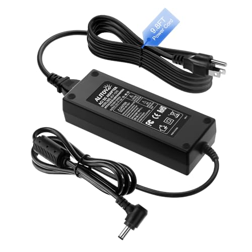 ALITOVE 12V 10A Power Supply 120W 13.4FT DC 12 Volt Transformer 10Amp 8A | AC Adapter 100-240V 50-60Hz to 12V Power Supply with 5.5x2.5mm/2.1mm DC Plug, for LED Strip Light CCTV Camera PC Monitor - size: 1 Pack (13.4FT Version)