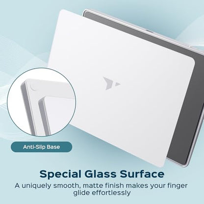 Turonic TP1 Wireless Touchpad, Compatible with Windows, Bluetooth 2.4GHz | Type-C Rechargeable, 150×105mm Area, Up to 30H Use, 4-Touch Recognition, Multi-Device Connection, Precision Glass