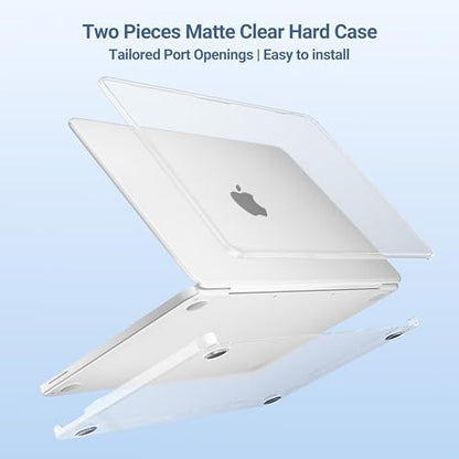 MOSISO Compatible with MacBook Neo Case 13 inch 2026 Release Model A3404 | Seamlessly Closes & Fingerprint-Resistant Protective Hard Shell Cover, Great for Work Travel Study Daily Use, Matte Clear - color: Matte Clear