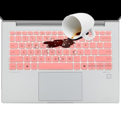 Keyboard Cover for HP ProBook 440 G11 14 & HP ProBook 445 G11 14-inch Laptop Accessories Keyboard Protective Cover Skin (NOT Fit HP ProBook 440 445 G10/G9/G8/G7/G6/G5)-Pink - color: Pink