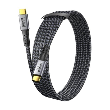 USB 4 Data Cable 40Gbps 8K/4K HD Display @60Hz 240W USB-C to USB C Charge Cable Type-c Compatible with Thunderbolt 4/3 USB3.2/3.1 for MacBook Pro iPhone16 and 140W/100W/60W Hub Docking Station 3.3ft