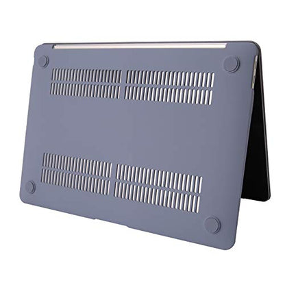 Se7enline for MacBook Pro 13 inch Case M2/M1 2026-2020 A2338,Lavender Gray | Hard Shell Laptop Case Washable Keyboard Cover Skin Anti-Scratch Anti-Drop Heat Dissipation Full Port Access Slim Lightweight - color: Lavender Gray