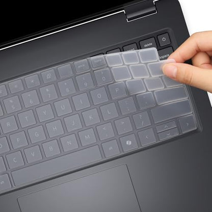 Keyboard Cover for Dell Pro 14/Pro 14 Plus/Pro Max 14 PB14250 PB14255 PC14250 PC14255 MC14250 MC14255 (NOT FIT Dell Pro 14/Pro Max 14 Premium & Dell Pro Education/Pro Rugged/Pro Essential 14) - color: Clear