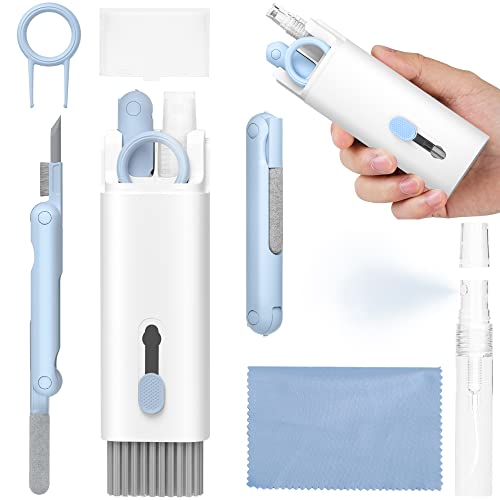 VUBOJO Laptop Screen Keyboard Earbud Cleaner Kit，Electronics Cleaning Tool for MacBook iPad iPhone Pro Cell Phone,airpod Cleaner kit,Computer Cleaning Tool Kit(Blue) - color: Blue