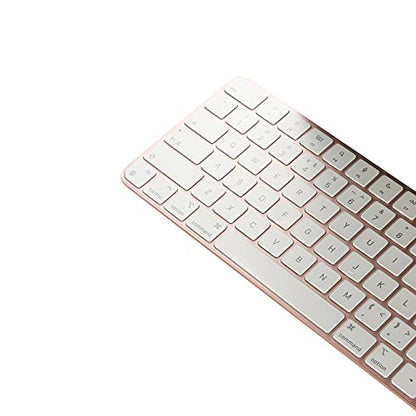 Keyboard Cover for New M4 iMac Magic Keyboard (Model A3118/A2449, Touch ID Version, w/o Numeric Key) - Ultra Thin, Protective and Clear Keyboard Cover Protector Skin - color: A2449 (Touch ID & Short Model )