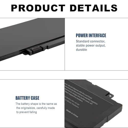 BND F7HVR Laptop Battery Replacement for Dell Inspiron 17 7737 7746 15 7537 5545 Series Ins15HD-2528 Ins15HD-1528 Ins15HD-1828T G4YJM 062VNH T2T3J Battery 14.8V 58Wh