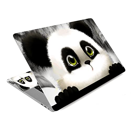 12 13 13.3 14 15.4 15.6 Inches Laptop Skin Sticker Decal Universal Netbook Skin Sticker | Need to Cut,Easy to Apply, Remove and Change Styles (Cute Panda) - color: Cute Panda