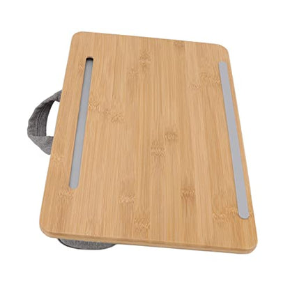 Lap Desk, Ergonomic Design 17 Inch Laptop Lap Desk, Soft and Stable Cushion, 42x27.5cm Small Size Portable Multifunctional Laptop Stand for Bed Sofa Couch
