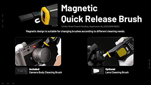 Nitecore BlowerBaby BB2 USB Rechargeable Electronic Air Duster Blower for Camera, Keyboard, Laptop Cleaning with Built-in LED, Include Cable Organizer