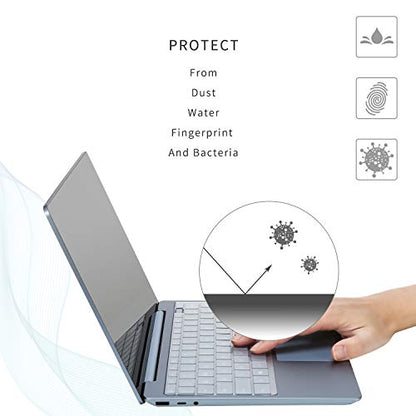 Keyboard Cover for 2023 Microsoft Surface Laptop Go 3/ Laptop Go 2/ Laptop Go 12.4" - Premium Ultra Thin, High Transparency Keyboard Protector Skin - size: Laptop Go 3/2/1