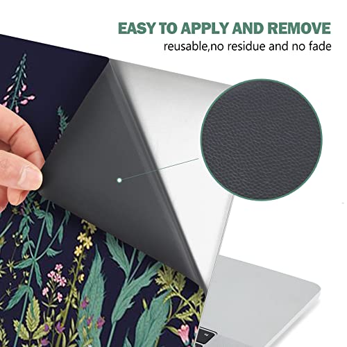 AIMSA Laptop Skin Sticker Decal, 12 13 13.3 14 15 15.4 15.6 inch Laptop Art Decal Protector Notebook Netbook PC 15.6" Universal Vinyl Cover, Flowers Plants - color: Flowers Plants