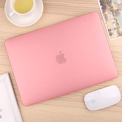 CISSOOK Case for MacBook Pro 13 Inch Pink A2338 A2251 A2289 Model | 4in1 Set Plastic Cover with Keyboard Cover for 2025-2016 MacBook Pro 13" M2 M1, Matte Pink - color: Matte Pink