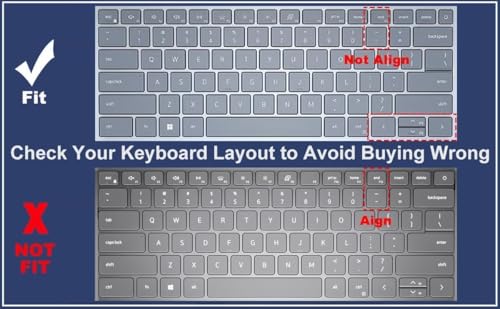 Keyboard Cover for Dell 14 Plus DB04250 DB04255 DB14250 DB14255,Dell Inspiron 14 5440 7441 7440 7445 14" & Inspiron 16 7640 16" Laptop US Layout (Not Fit:Dell 14S & 14 DA14250 Premium)-Hotblue - color: Hotblue