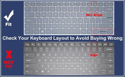 Keyboard Cover for Dell 14 Plus DB04250 DB04255 DB14250 DB14255,Dell Inspiron 14 5440 7441 7440 7445 14" & Inspiron 16 7640 16" Laptop US Layout (Not Fit:Dell 14S & 14 DA14250 Premium)-Hotblue - color: Hotblue