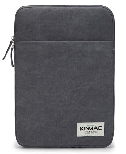 Kinmac 360° Protective Vertical Laptop Sleeve Case Cover Bag with Pocket for MacBook Air 13 inch,iPad Pro 13" and 12.5-13.3 inch HP Lenovo Dell ASUS Acer Laptop (Grey) - color: Grey, size: 12.5 inch-13.3 inch