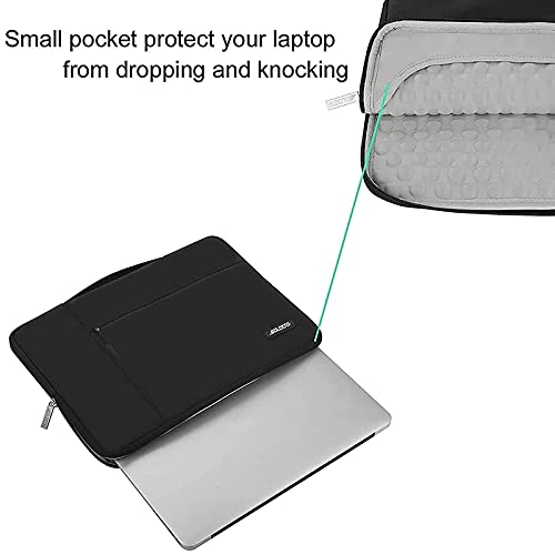 MOSISO Laptop Case 13.3 inch, 13-13.3 inch Laptop Sleeve with Handle Compatible with MacBook Air/Pro 13/Pro 14 M5 M4 M3 M2 M1,HP Dell ASUS Lenovo, Polyester Multifunctional Computer Bag, Black - color: Black, size: 13.3 inch