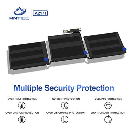 ANTIEE A2159 A2289 A2338 Battery Replacement, A2171/ A1713 Battery for MacBook Pro 13-Inch 2019 2020 (M1) EMC 3301 3456 3578 MUHN2 MUHP2 MUHQ2 MUHR2 MXK62 MYDA2 MYD82 MYD92 MYDC2 MXK52 MXK32 MXK72 - size: 11.3*4*0.16inch A2171