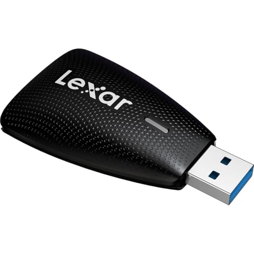 Lexar Multi-Card 2-in-1 USB 3.1 Reader, Works with SD and microSD Cards (LRW450UBNA) (Pack of 2)
