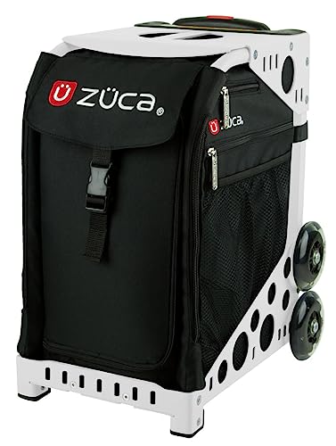 ZÜCA Sport Obsidian Rolling Bag with White Frame (flashing wheels) - color: White