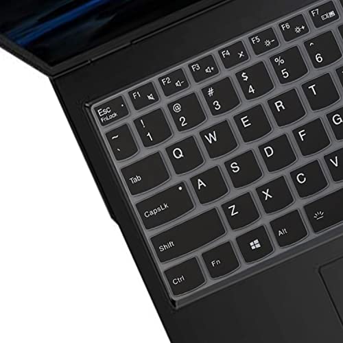 Keyboard Cover Skin for Lenovo Legion 5 5i 5p 5pi 7 7iGen 9/8/7/6 15.6" 16" 17.3", Legion Pro 5/5i 7 7i 16" Gen 9/8/7/6, Legion Slim 5 5i 7 7i 15.6 16 Gen9/8, LQQ 15.6" 16" Gen 9/8, US Layout - color: Black