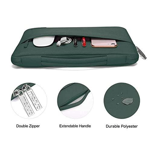 MOSISO Compatible with MacBook Pro 14 inch Case M5 2026 M4 M3 M2 M1 2025-2021 A3427 A3426 A3434 A3112 A3185 A3401 A2918 A2992 A2779 A2442, Case&Bag&Keyboard Skin&Webcam Cover&ScreenFilm,Midnight Green - color: Midnight Green