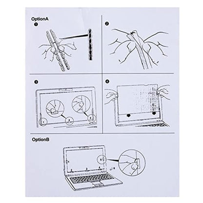 Magnetic Privacy Screen, 11.6-27 Inch Removable Laptop Privacy Filter, Anti-Glare (27inch/59.8x33.7CM) - size: 27inch/59.8x33.7CM