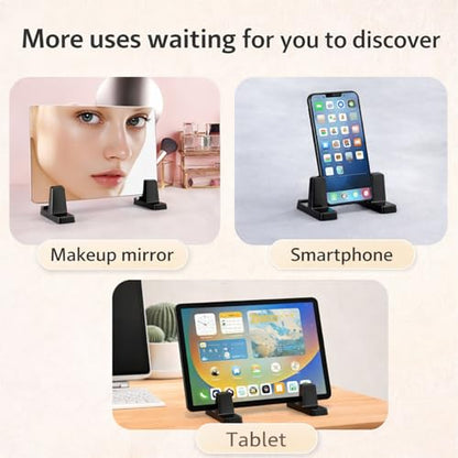 Ergonomic Vertical Laptop Stand – Space-Saving Cooling Laptop Stand for Desk Organization, Portable Stand, Compatible with MacBook Air Pro, Dell, HP, Lenovo, Tablets that Can Open 180°