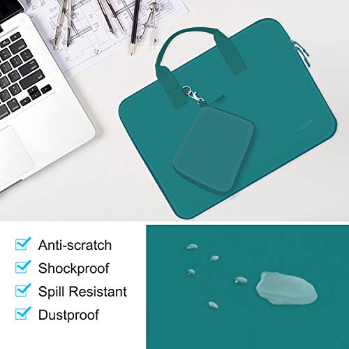 Hseok Laptop Sleeve 13.3-14 inch Case with Small Pouch, Neoprene Computer Bag Compatible with MacBook Neo/Pro 14 M5/M4/M3/M2/M1, Mac Air/Pro 13.3, XPS 14 and Most 13-14 inch Notebooks,D02E01 - color: D02e01, size: 13"-14"