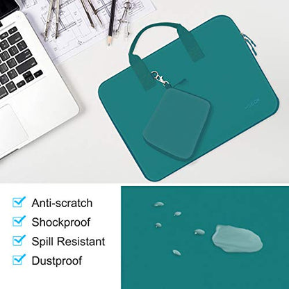 Hseok Laptop Sleeve 13.3-14 inch Case with Small Pouch, Neoprene Computer Bag Compatible with MacBook Neo/Pro 14 M5/M4/M3/M2/M1, Mac Air/Pro 13.3, XPS 14 and Most 13-14 inch Notebooks,D02E01 - color: D02e01, size: 13"-14"