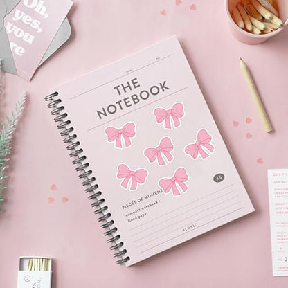 for iPad Case with 10 Sets of 120 Pcs Cute DIY Vinyl Laptop Stickers Tweezers Decals,Waterproof Aesthetic Stickers Suitable for Phone,Water Bottles, Cups, Suitcases, Anywhere-Little PinkBow - color: Little Pink Bow